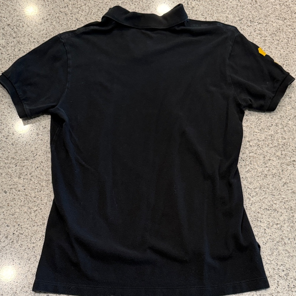 Polo by Ralph Lauren Black Polo Shirt Big Pony Size Large - Picture 6 of 11